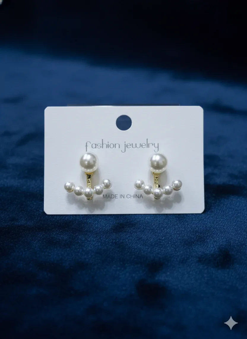 White Pearls Trend Earrings
