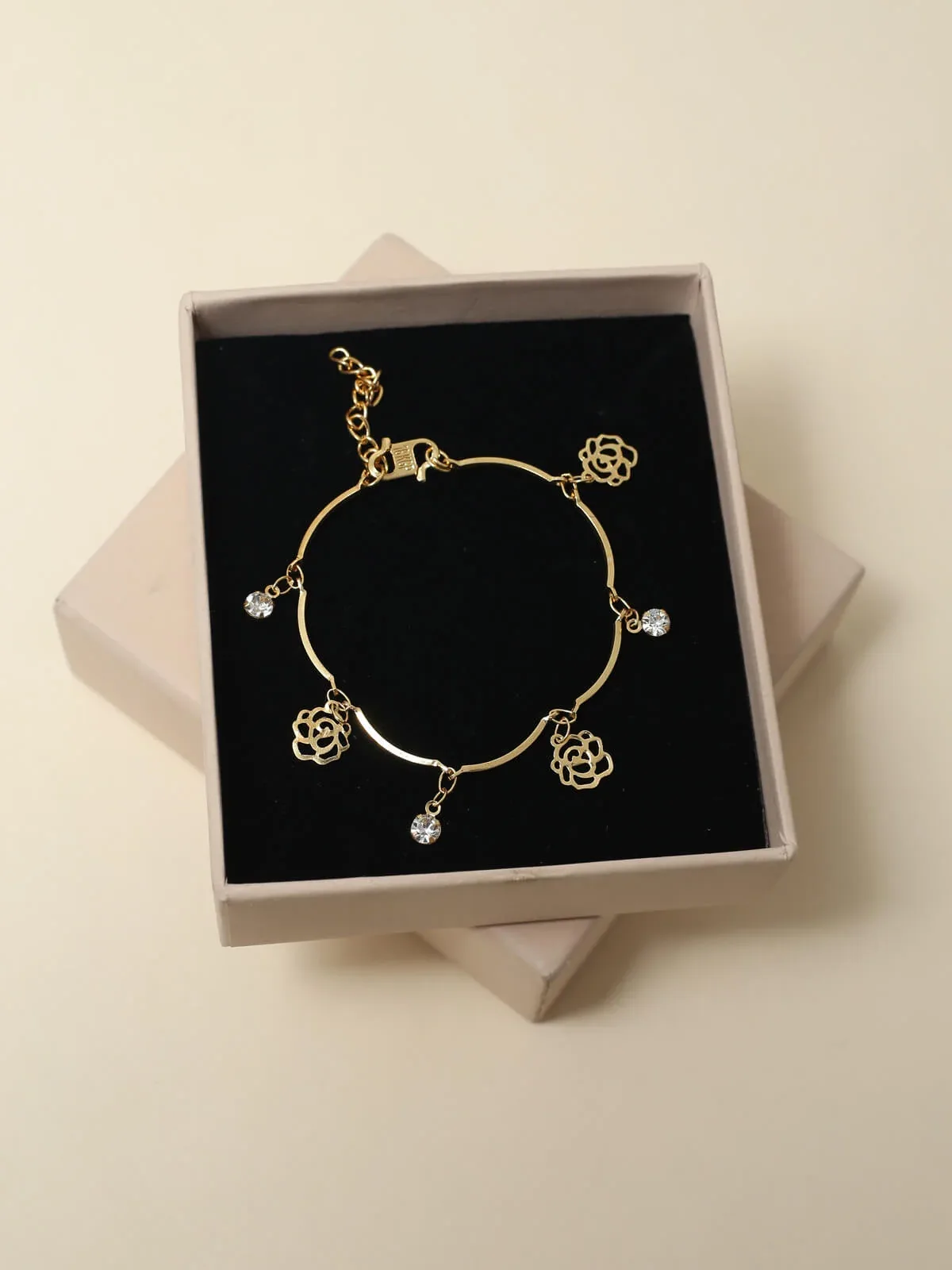 Rose Charm Bracelet